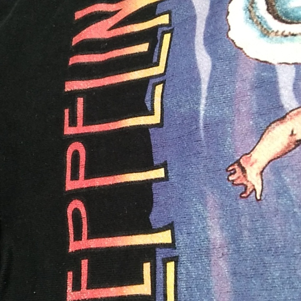 (X-63) SALE! RARE! Led Zeppelin Vintage The TXX Collection Hoodie Sz.L - Picture 11 of 12